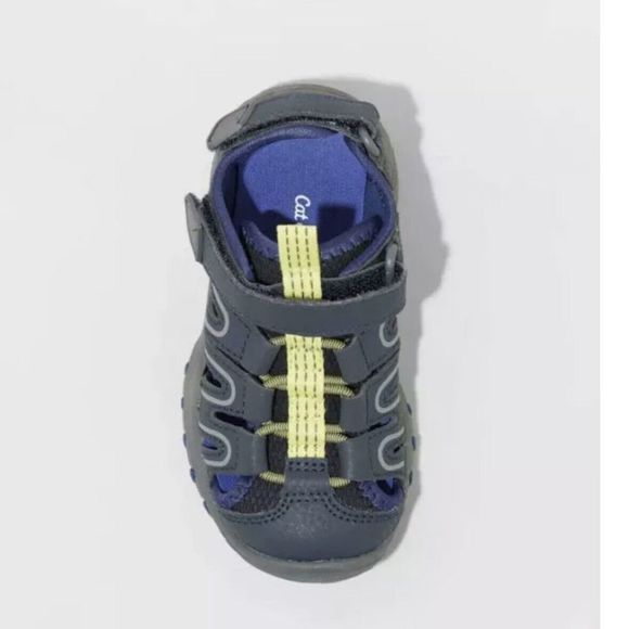 Cat & Jack Afton Hiking Sandals Navy 12 - Picture 4 of 7